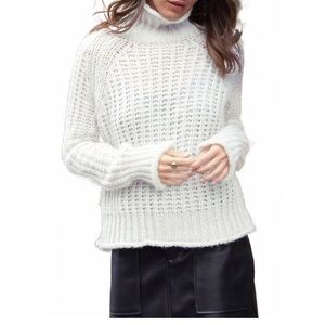 Wooden Ships Tara Rails Turtleneck Knit Sweater. Size M/L